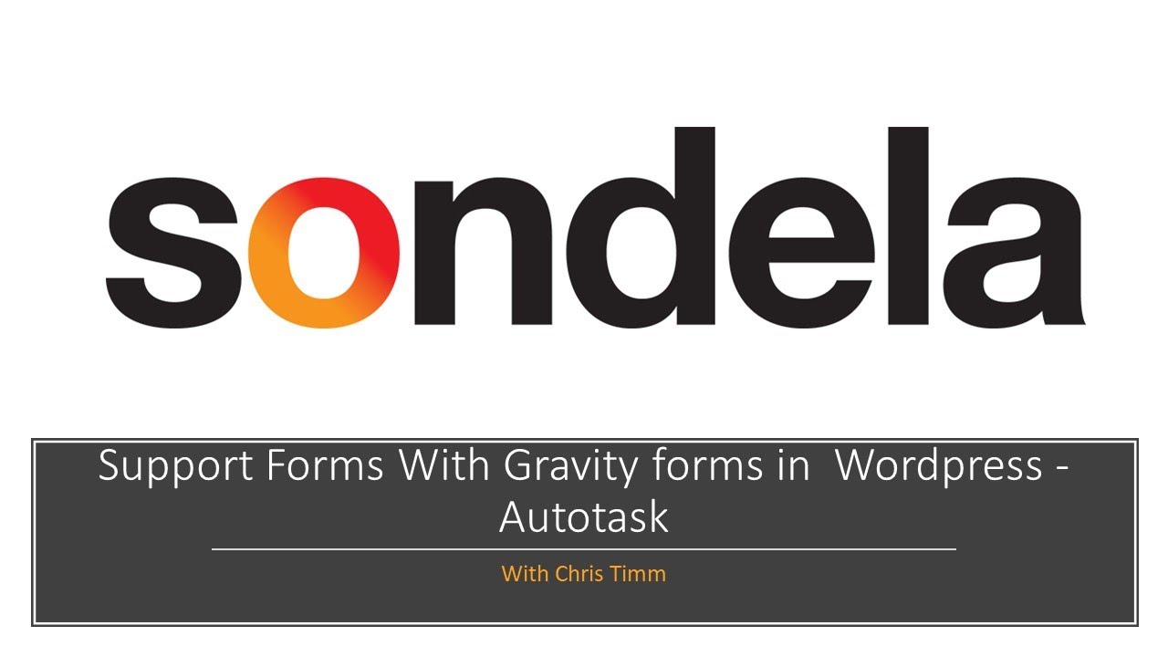 Creating tickets using Gravity forms in Autotask