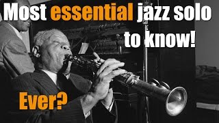 Best Jazz solo to learn first!- Sidney Bechet -high society