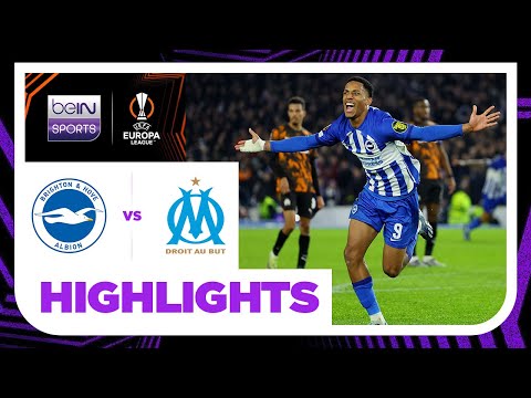 Brighton & Hove Albion v Olympique Marseille | UEFA Europa League 23/24 Match Highlights
