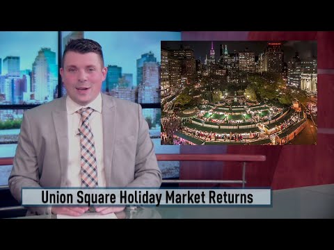NYC Union Square Holiday Market Returns