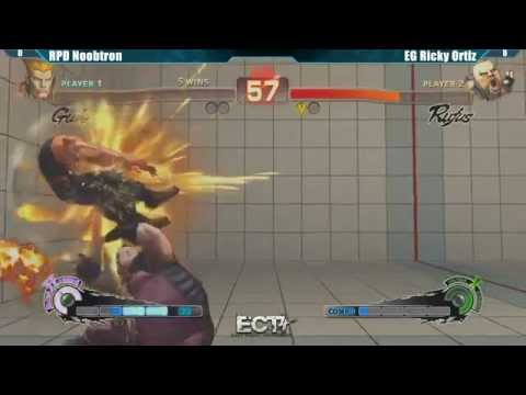 SSF4 AE2012 RPD Noobtron vs EG Ricky Ortiz ECT4