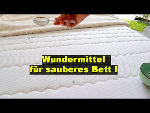 Verteile Salz auf dein Bett ! Das Ergebnis ist erstaunlich ! - Clean your Bed with Salt !
