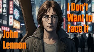 I Don't Want to Face It - John Lennon [Unreleased Track Remastered] #johnlennon #ai #aicover