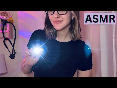 ASMR Cranial Nerve Exam for INSTANT Sleep ✨ Realistic Soft Spoken Medical Roleplay