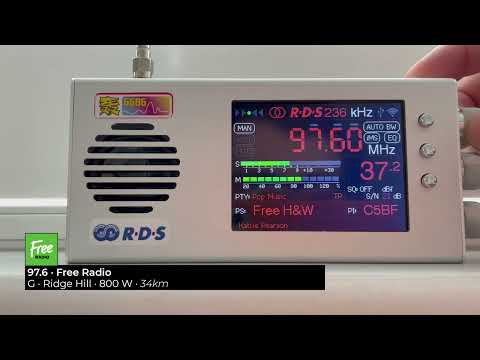 [27/02/2023] FM Bandscan in Cheltenham, UK with TEF6686 portable radio
