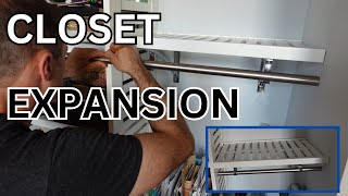 Allen and Roth Closet Expansion