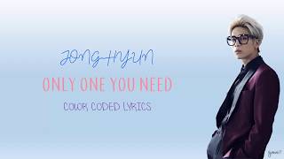JONGHYUN (종현) - ONLY ONE YOU NEED (환상통) [HAN/ROM/ENG LYRICS]