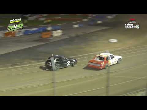 JUL14 SStF at TWW Cairns Speedway - Super Street Sedans Feature Race