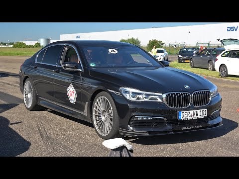Alpina BMW B7 BiTurbo Acceleration Sound!