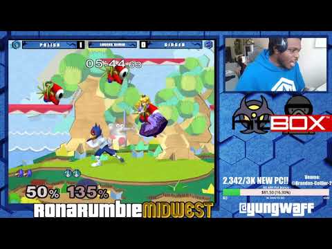 Rona Rumble: Midwest II | Loser's Semis | Ginger (Falco) vs Polish (Peach)