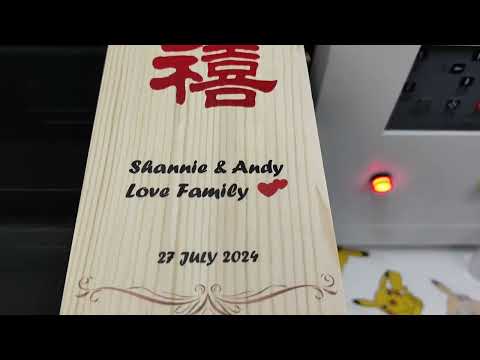 Red Wine Box UV Print