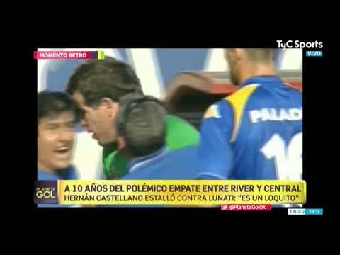 El 3-3 de River y Central, con el "es un loquito", la polémica con Lunati y más - Momento Retro