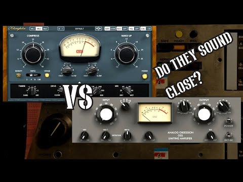 Analog Obsession OSS vs Klanghelm MJUC tube compressors plugins comparison