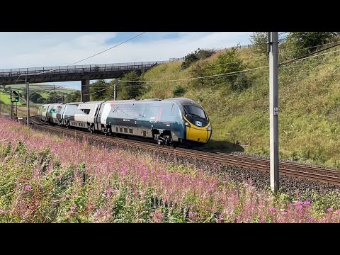 Avanti West Coast. Tilting Pendolino’s, Nr Lambrigg. ⛰🌳
