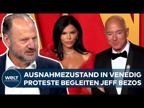 ALARM IN VENEDIG: Italiener genervt - Proteste gegen Pompös-Hochzeit von Amazon-Gründer Jeff Bezos