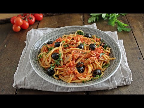 I MIEI SPAGHETTI AL TONNO E ALICI, primo con il pesce facile  e molto economico