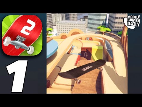 TOUCHGRIND SKATE 2 All Maps Gameplay Showcase (iOS, Android)