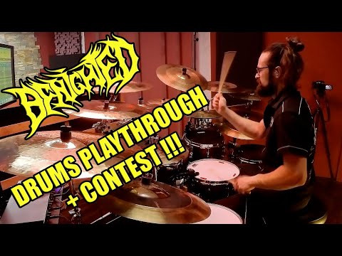 Kevin Paradis - Benighted Drum Cover Contest - Prizes From T-Cymbals - ACD - Evans
