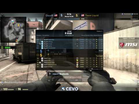 Team Liquid vs Cloud 9 Game 2 (ESWC USA Qualifier Finals) - Misled & Dust