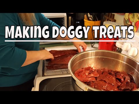 Dehydrated liver treats for my dogs