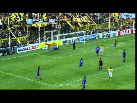 Borja le erró al arco. Olimpo 2 - Tigre 0. Fecha 2. Torneo Primera División 2014. FPT