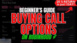 BUYING CALLS ON ROBINHOOD EXPLAINED 2022 | How to Guide Options Trading