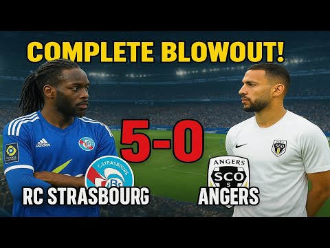 Complete Blowout! RC Strasbourg Crush Angers 5–0