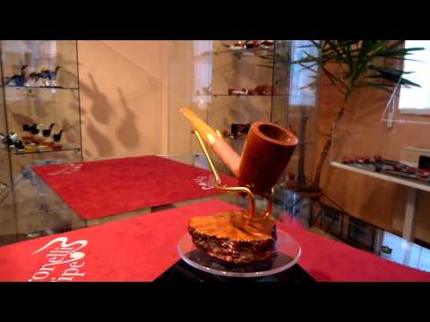 Pipa radica e ambra genovesina anno 1930 - www.paronellipipe.it