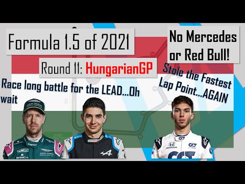 Hungarian GP Formula 1.5! - Not Much Actually Changed