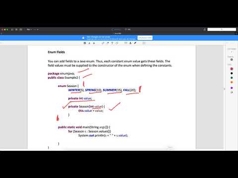 Enum In Java Video 43