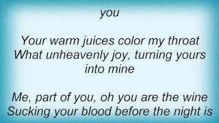 Mercyful Fate - Sucking Your Blood Lyrics