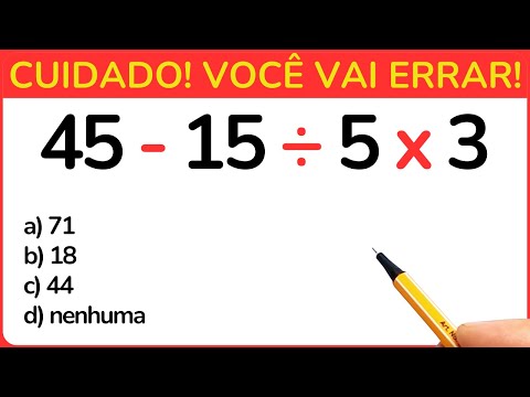 Can You Solve BASIC MATH PROBLEMS in 5 Minutes?