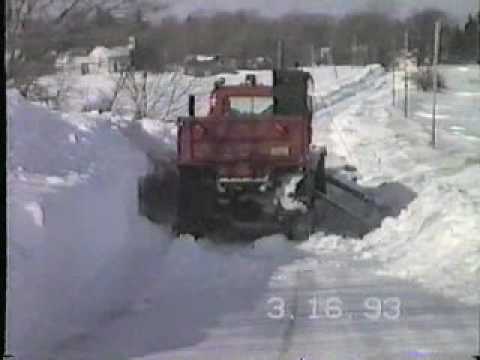 March 1993 Snowstorm Clinton & Paris Hill NY