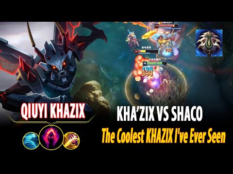 RANK 1 KHAZIX CN - QIUYI KHA'ZIX VS SHACO | CN DIAMOND PATCH 14.5