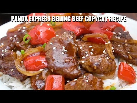 Panda Express Beijing Beef Copycat - Sweet and Savory...