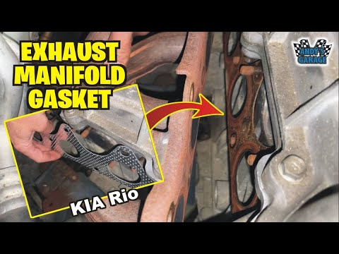 How To Replace Exhaust Manifold Gasket - Kia Rio  (Andy’s Garage: Episode - 460)