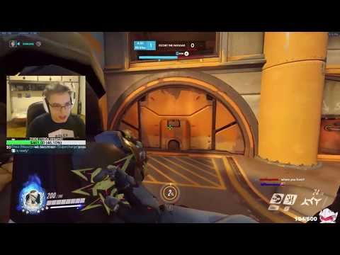 Necros Genji Gameplay Ghost Dash POTG - Overwatch Season 18