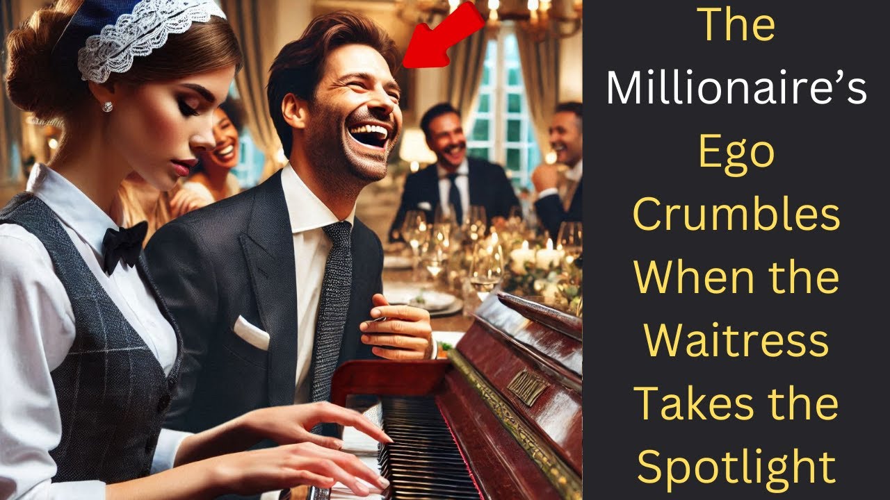 A Millionaire Forces A Waitress to Play Piano to Mock Her, But Her Talent Leaves Him Speechless.