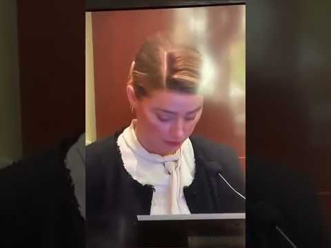 Amber Heard Doing A Bump Of Coke Today On The Stand?!