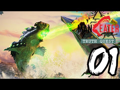 Maneater: Truth Quest DLC - Part 1 - THIS SHARK IS CRAZY!