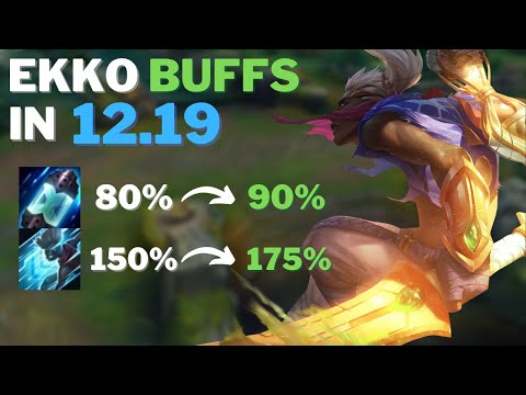 HUGE Ekko buffs for... jungle? - Patch 12.19
