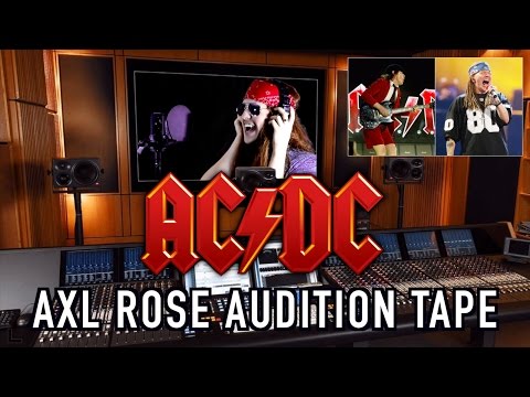 Axl Rose Audition Tape For AC/DC!