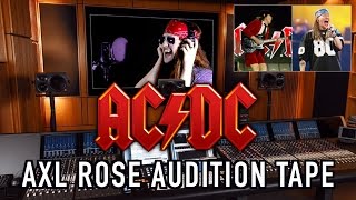 Axl Rose Audition Tape For AC/DC!