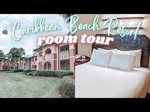 Caribbean Beach Resort ROOM TOUR | 5th Sleeper Standard View 2023