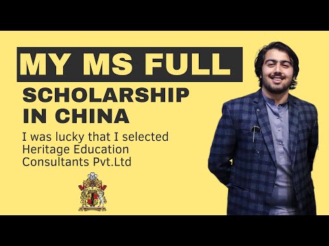 MS Scholarships holder in China gives his reviews about Heritage Education Consultants