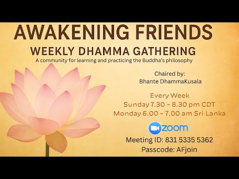 2025-12-14- Numerical Discourses | 1.21-30 | Unwieldy |Ven H. DhammaKusala Thero