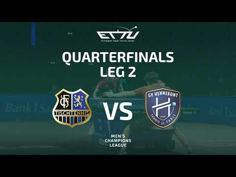 1. FC Saarbrücken TT vs GV Hennebont TT | Men's Champions League | Quarterfinals