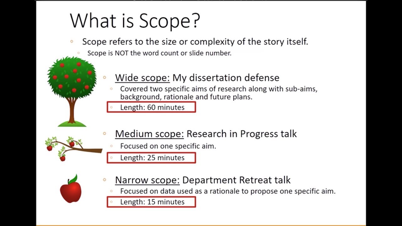 Techniques for Scientific Presentations: How to Captivate an Audience with your Data