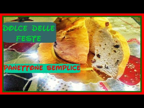 Panettone veloce con canditi e uvetta 😋 - Senza planetaria 😍