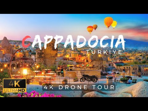 Cappadocia, Turkey 🇹🇷4K ULTRA HD | Drone Tour | Kapadokya Türkiye